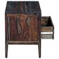 Porter Design Fall River 1 Drawer Nightstand in Brown and Gray, , large