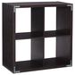 Linon Home Decor Galli 4-Shelf Bookcase in Espresso, , large