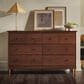 Walker Edison Spencer 6-Drawer Dresser in Walnut, , large