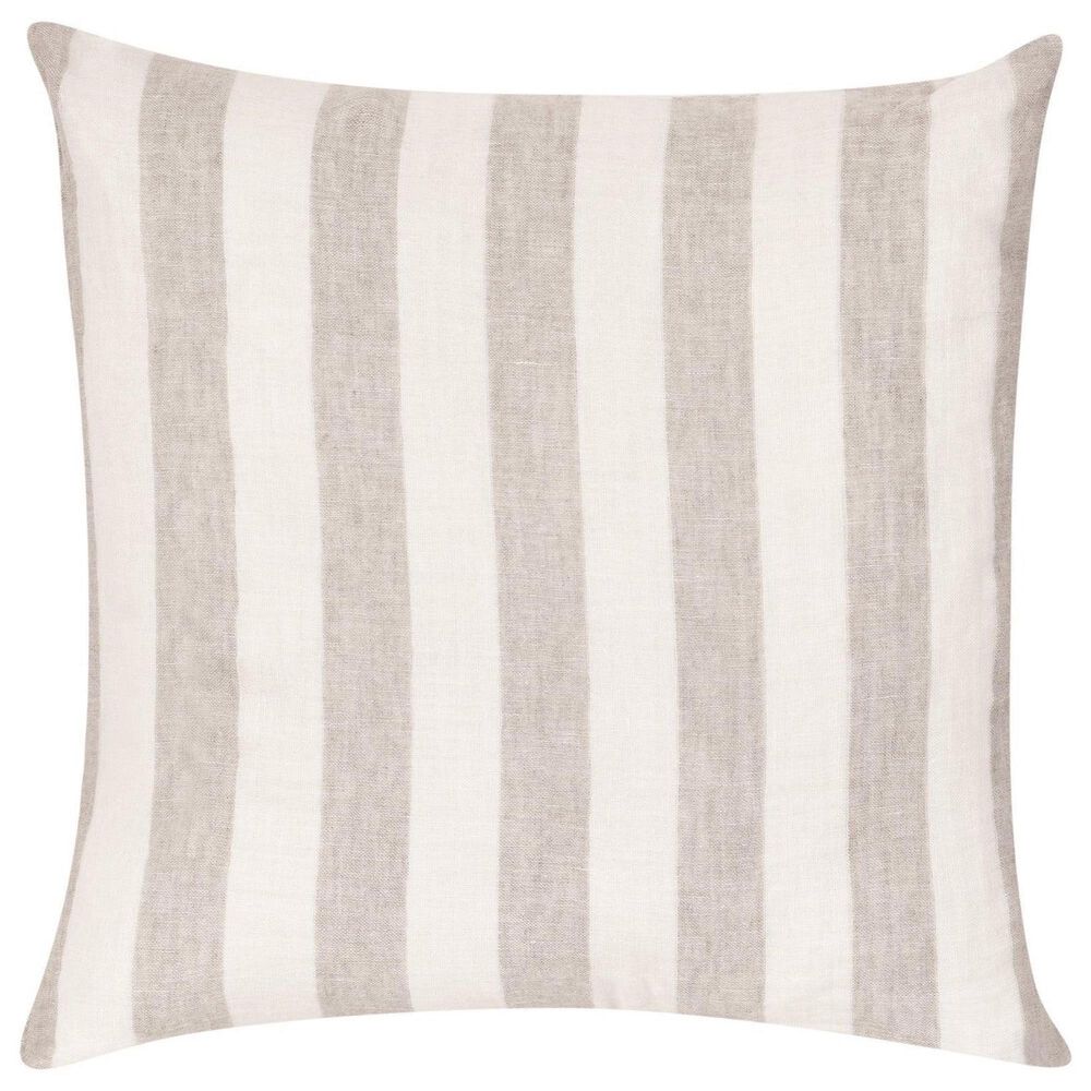 Classic Home Atwater 26" Square Throw Pillow in Ivory and Natural, , large