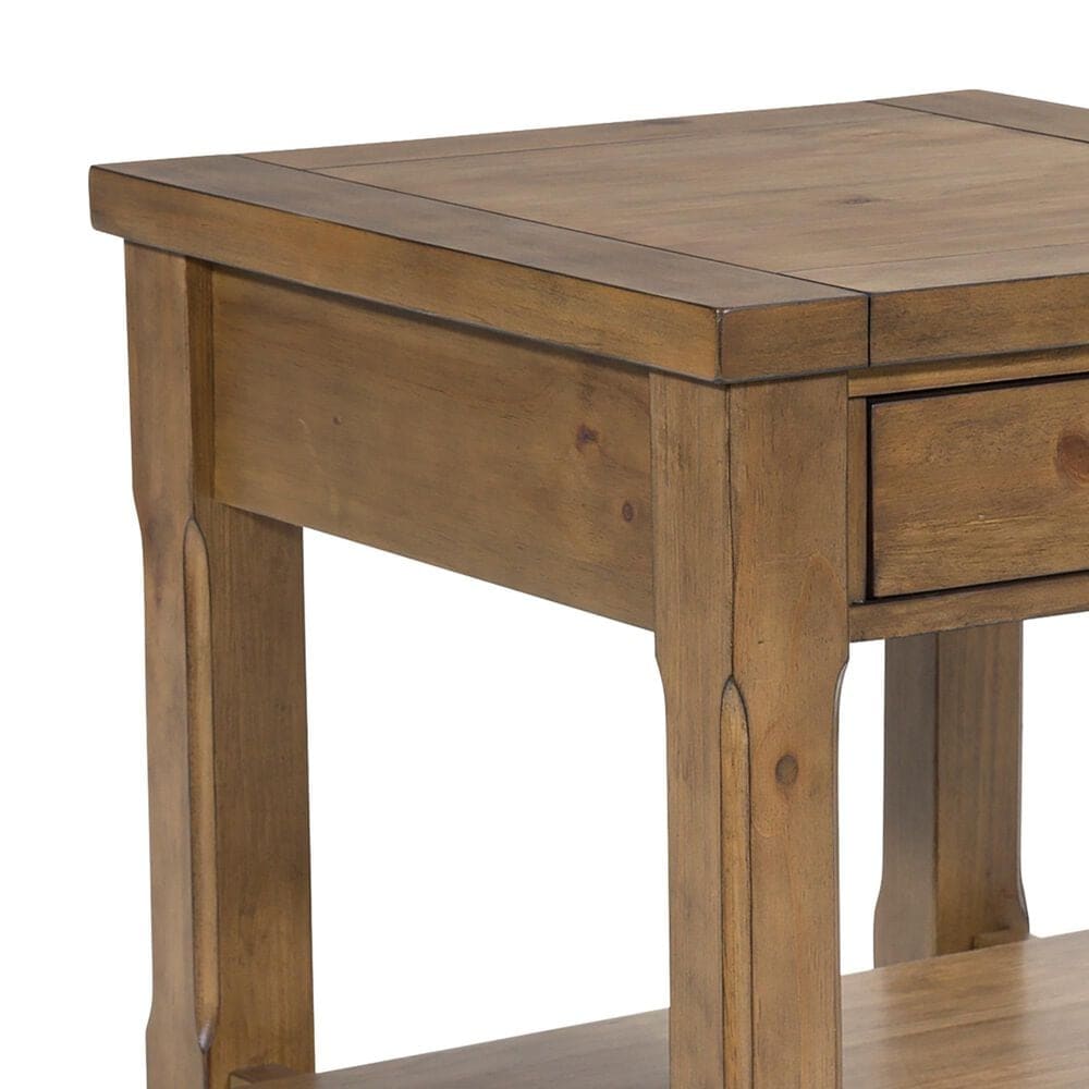 Ashley Vandenmore Rectangular End Table in Medium Brown, , large