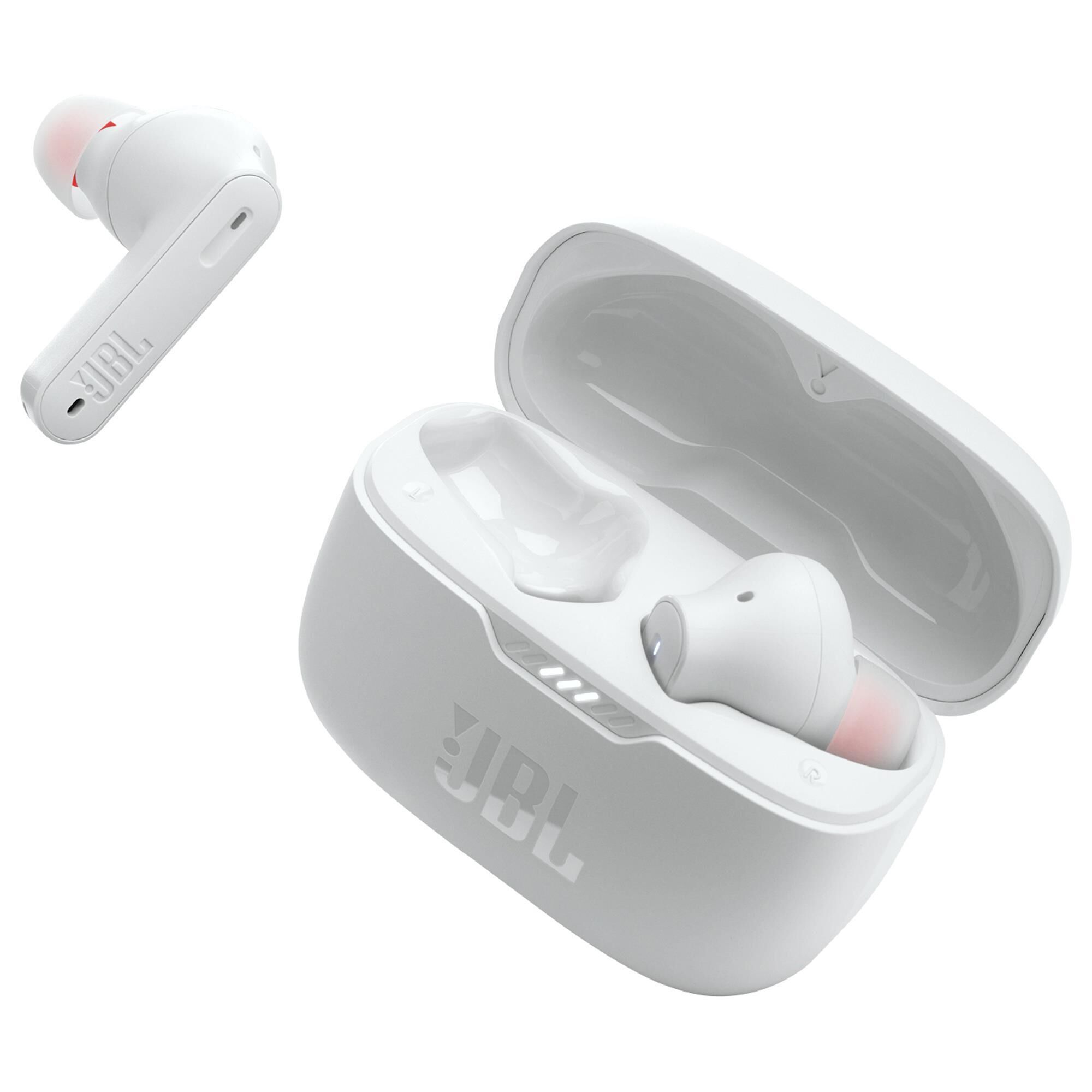 JBL Tune 230 True Wireless Noise Cancelling Earbuds in White | NFM