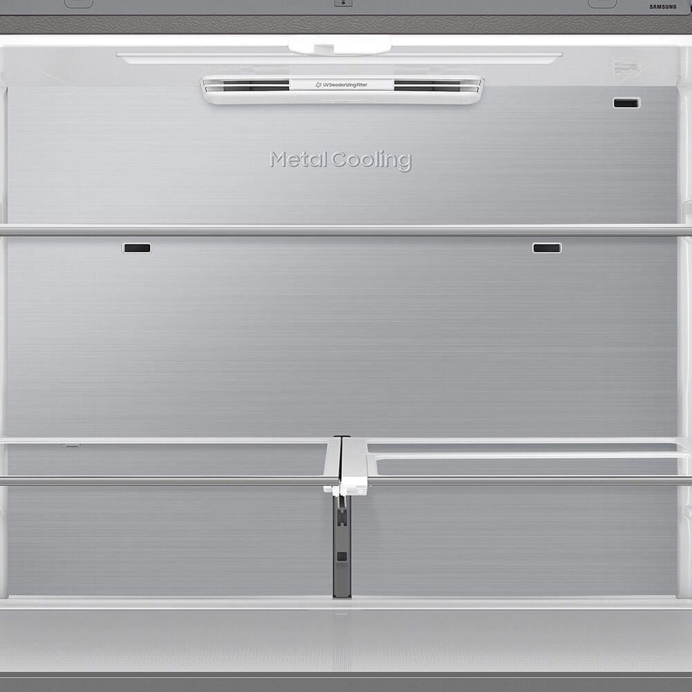Samsung Bespoke 28.6 Cu. Ft. 4-Door Flex French Door Refrigerator AI Family Hub+ in White Glass, , large