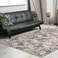 Radici USA Livigno Floral 5"3" x 7"3" Grey Area Rug, , large