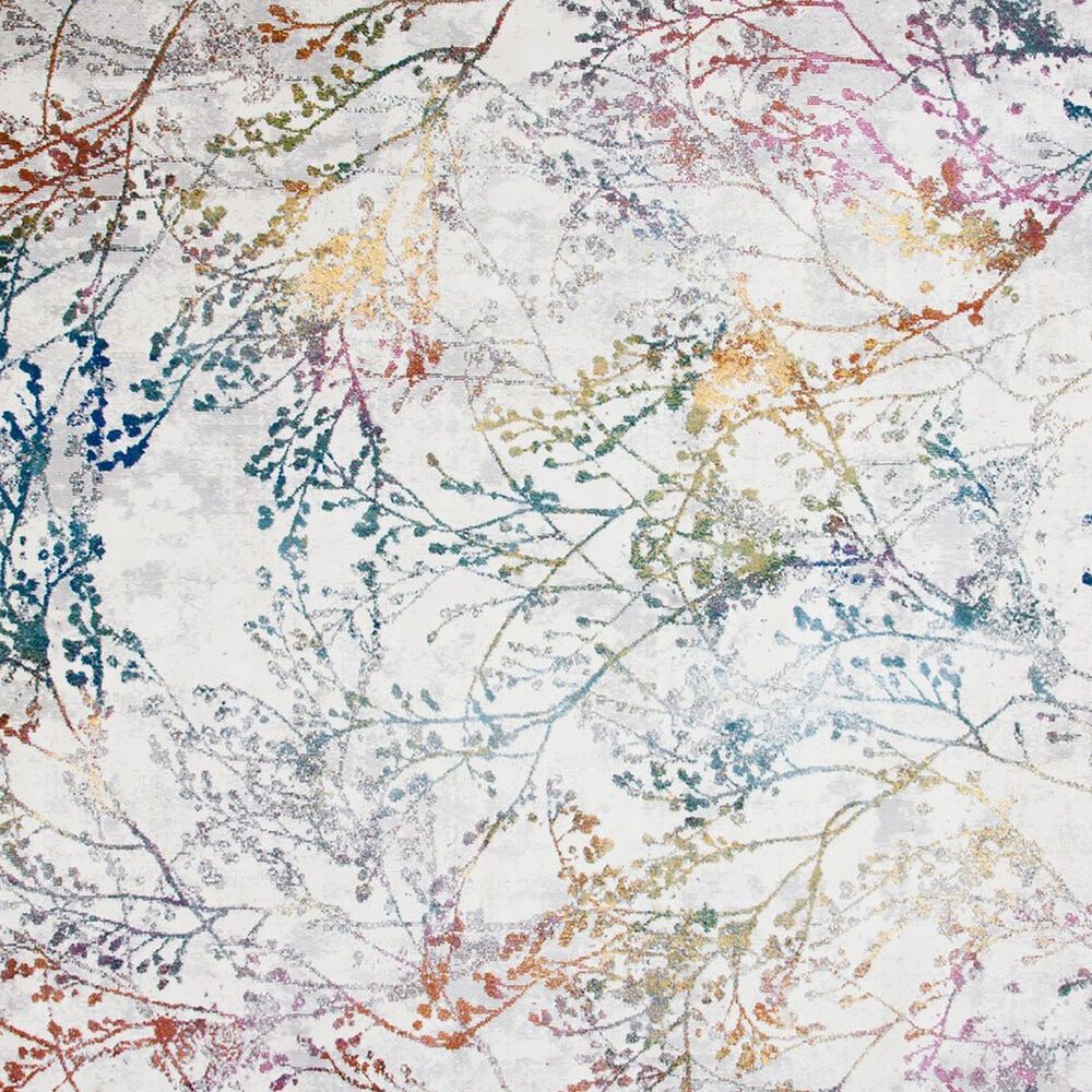 Safavieh Aria 2&#39; x 8&#39; Ivory and Blue Runner, , large