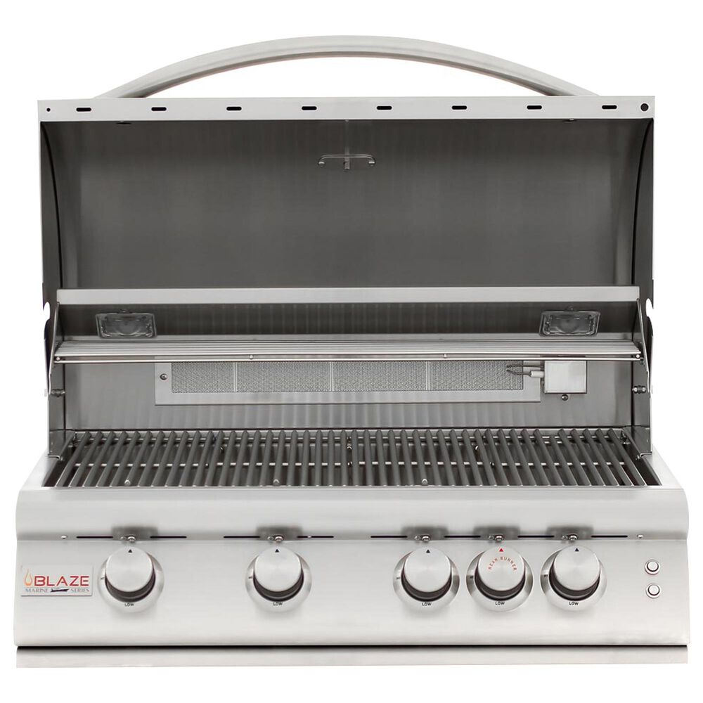 Blaze 32&quot; Marine Grade Liquid Propane Gas Grill in Stainless Steel, , large