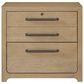 Wycliff Bay Canyon Drive 3-Piece Writing Desk with Bookcase and Lateral File Set in Natural Oak, , large