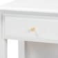 Baxton Studio Naomi 1-Drawer Nightstand in White, , large