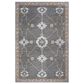 Dalyn Rug Company Sedona Oriental 2"3" x 10" Charcoal Indoor/Outdoor Performance Runner, , large