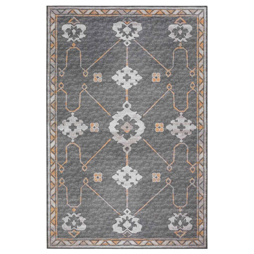 Dalyn Rug Company Sedona Oriental 2"3" x 10" Charcoal Indoor/Outdoor Performance Runner, , large