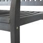 Hearth and Haven Baxter Outdoor Rocking Loveseat in Dark Grey, , large