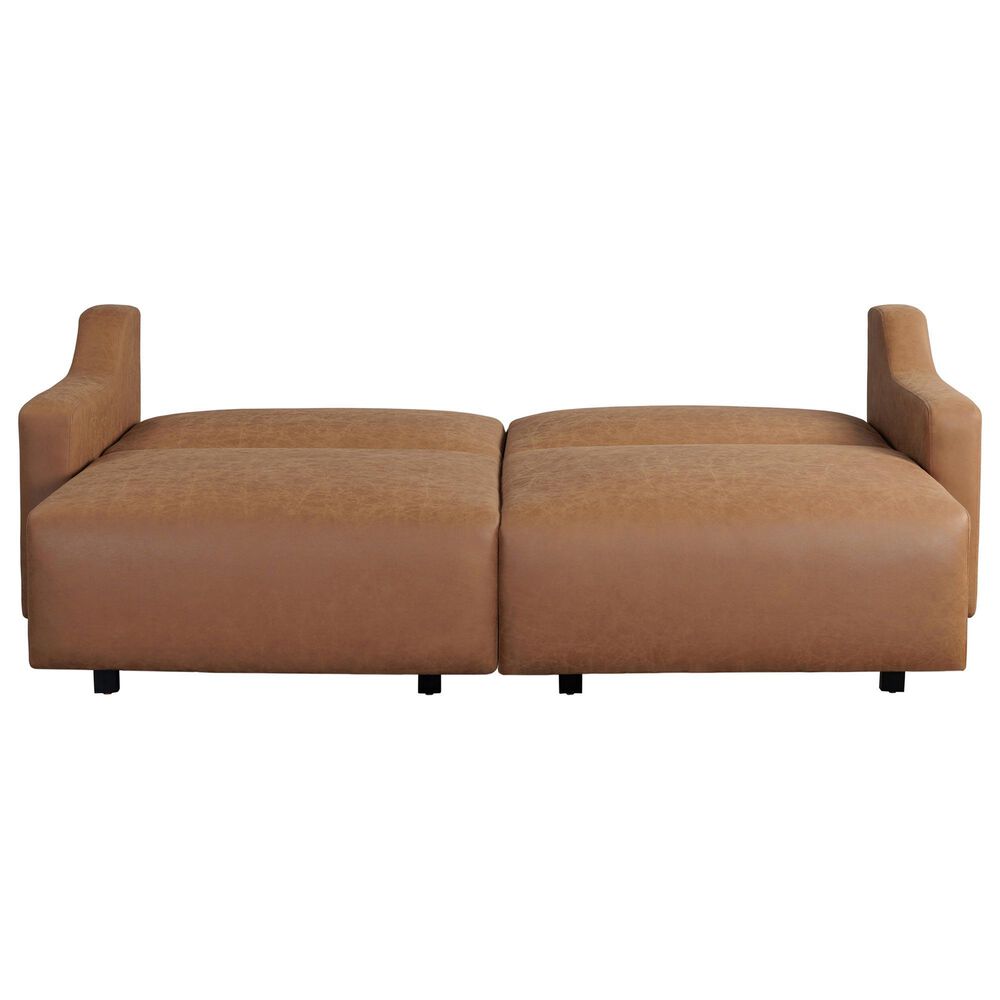 Lifestyle Solutions Glenmont Convertible Sofa in Brown, , large