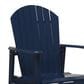 Hearth and Haven Outdoor Adirondack Dining Chair in Blue Navy (Set of 2), , large