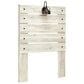 Ashley Cambeck Twin Panel Bed in Whitewash with Lighting, , large