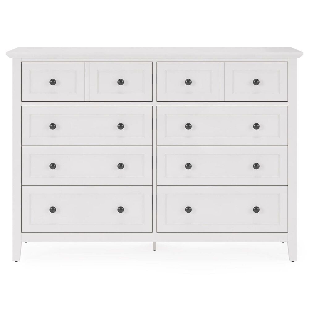 Urban Home Grace 8-Drawer Dresser in Snowfall White, , large