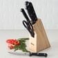 Home Basics 7-Piece Knife Block Cutlery Set in Black, , large