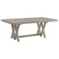 Golden Wave Furniture Coronado 78"-102" Dining Table in Khaki - Table Only, , large