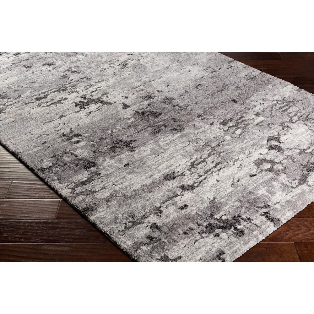 Surya Tuscany TUS-2310 Gray, Charcoal, Black and Ivory 8&#39;10&quot; x 12&#39;2&quot; Area Rug, , large