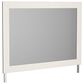 Ashley Stelsie Dresser Mirror in White, , large