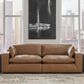 Ashley Emilia 2-Piece Stationary Symmetrical Sectional Loveseat in Caramel, , large