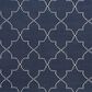 Oriental Weavers Marina 6025P 7"10" Round Navy and Ivory Area Rug, , large
