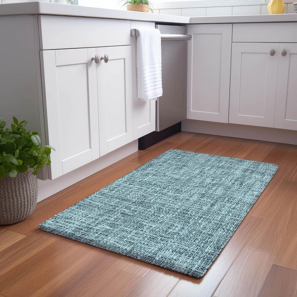 Dalyn Rug Company Voyage VY1 Teal 1'8" x 2'6" Area Rug, , large