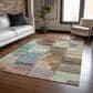 Dalyn Rug Company Ravenna RN10 9" x 12" Putty Area Rug, , large