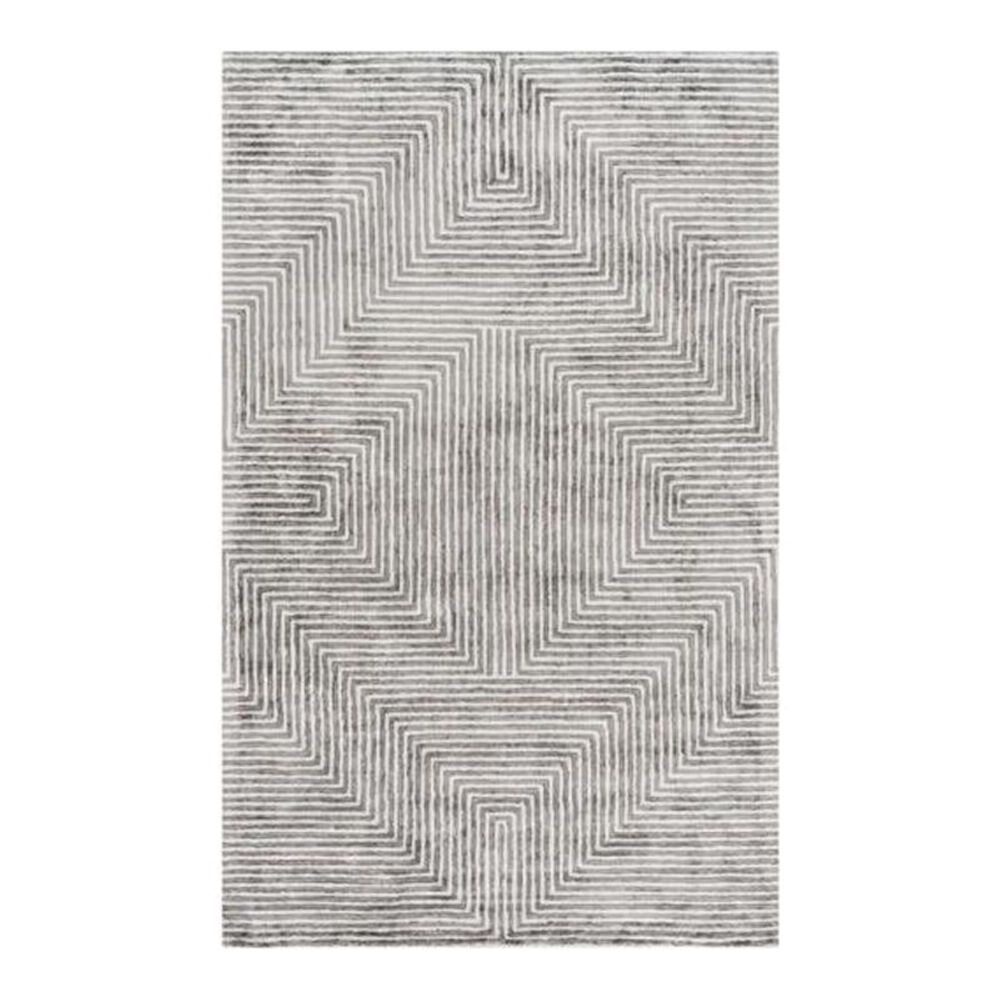 Surya Quartz QTZ5000 6' x 9' Gray/Charcoal Area Rug NFM