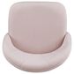 Linon Home Decor Adalynn Swivel Desk Chair with Blush Pink Cushion in Gold, , large