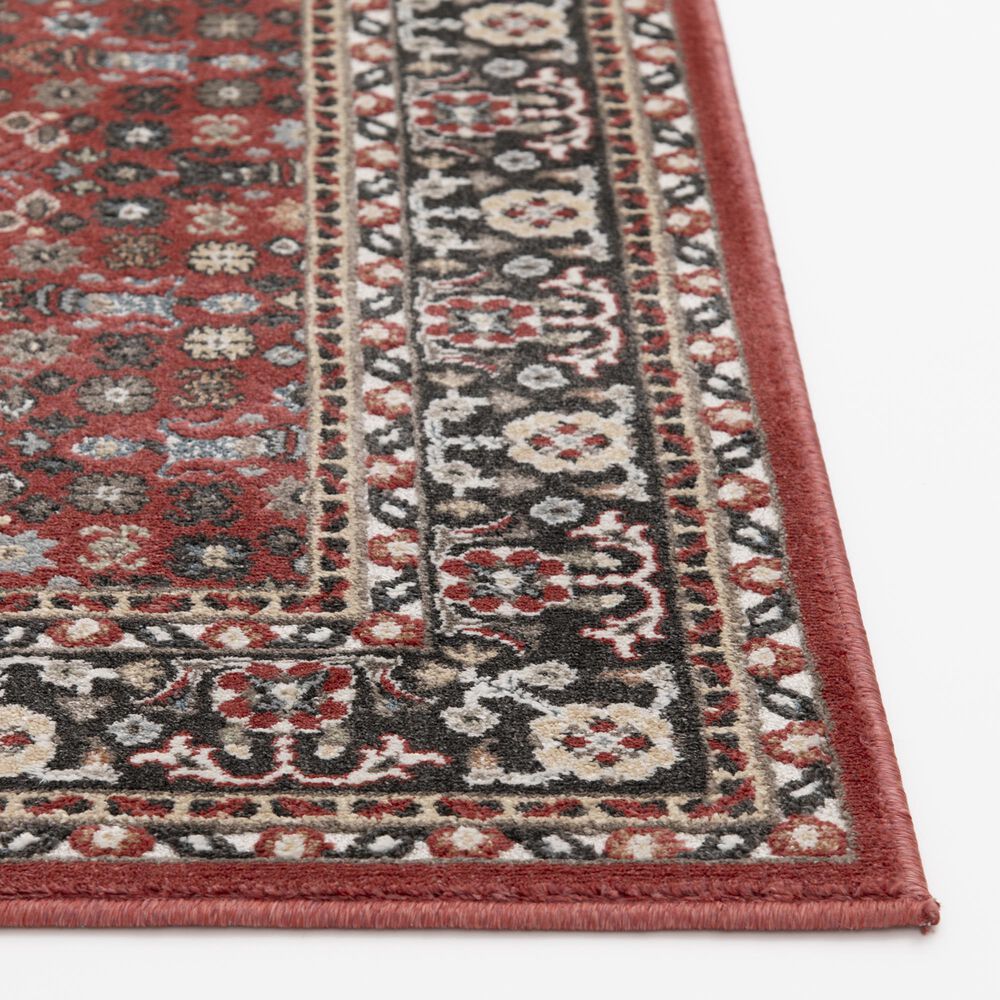 Central Oriental Heirloom Lucas Cinnabar and Abbey 5&#39;3&quot; x 7&#39;7&quot; Area Rug, , large