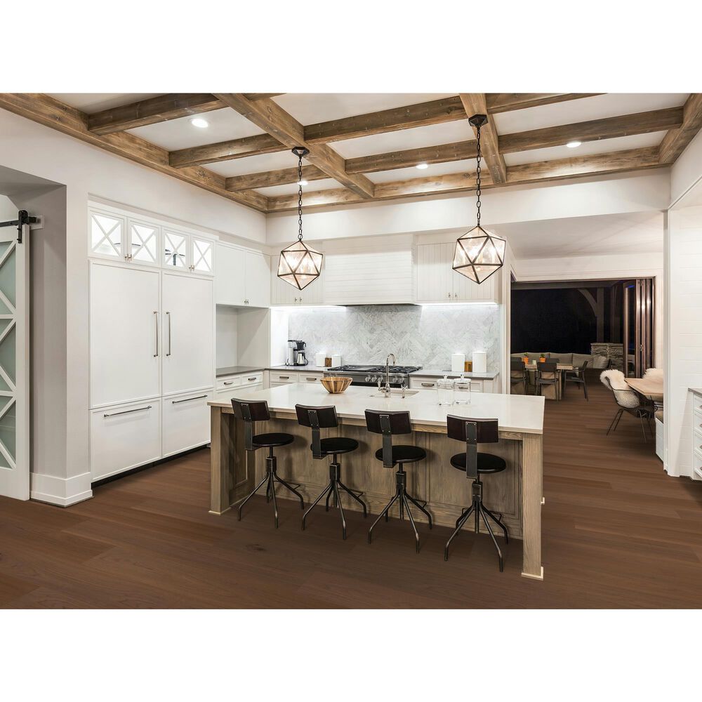 Karastan Danbury Alcove Cocoa Rich Walnut 9&quot; x 81&quot; Laminate, , large