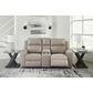 Ashley Lavenhorne Manual Loveseat in Pebble, , large