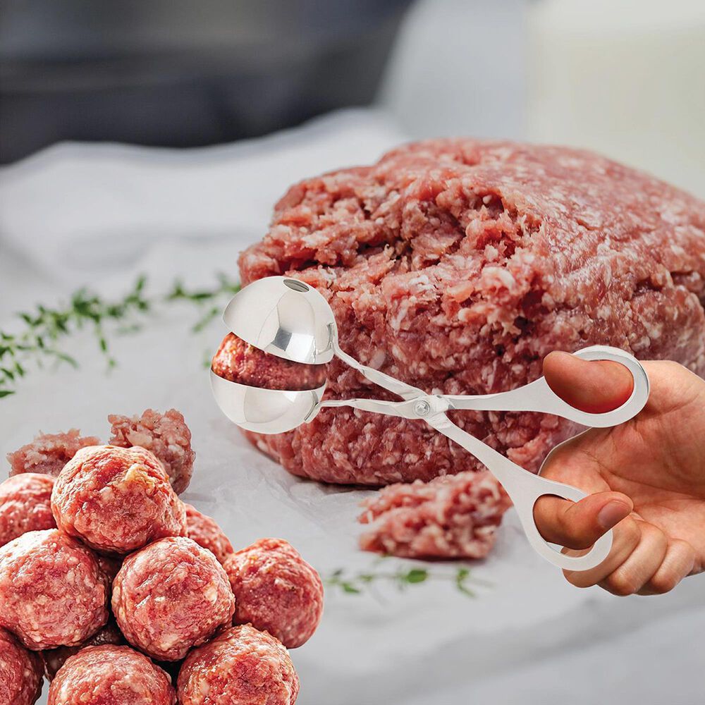HIC Kitchen Meat Baller in Silver, , large
