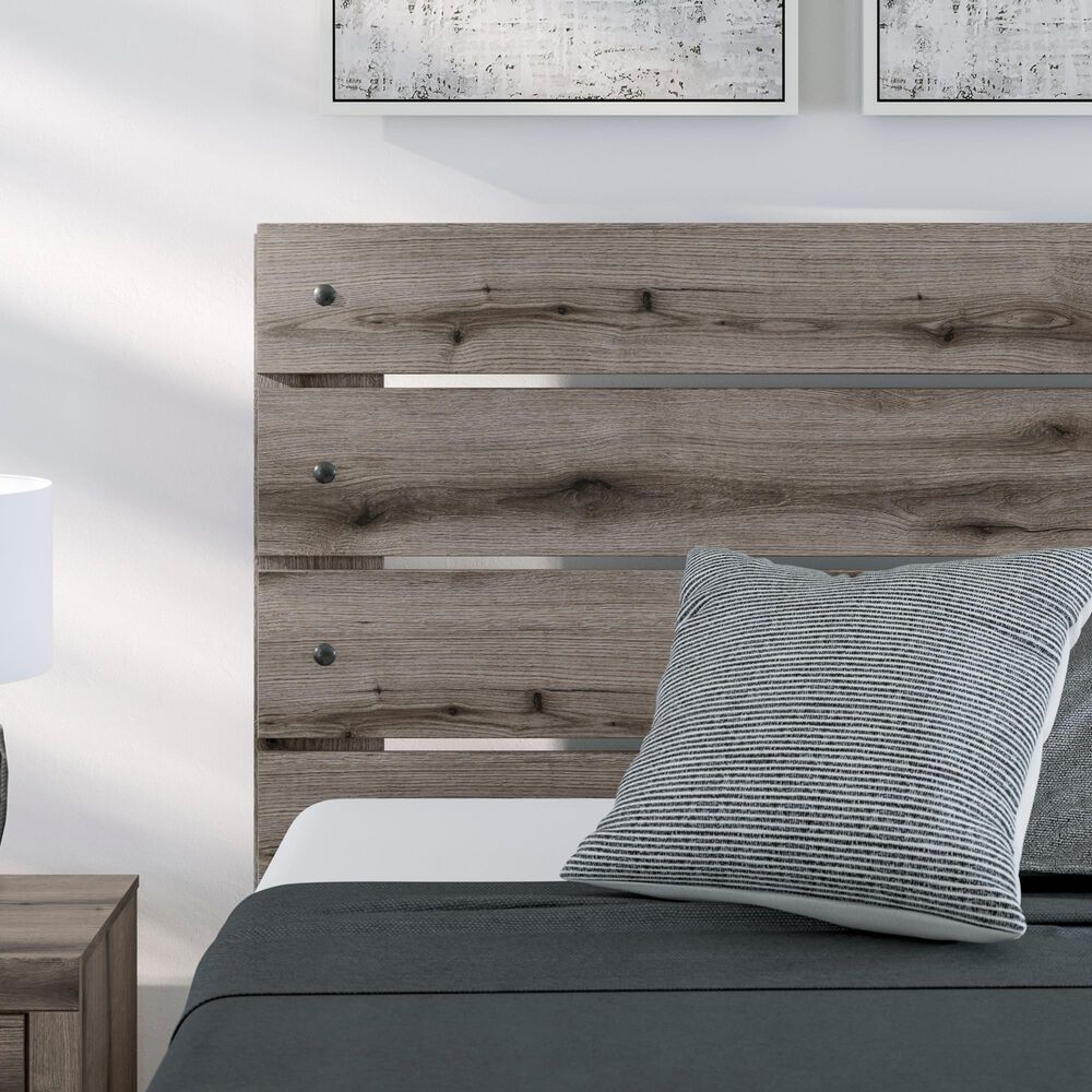 Ashley Graystorm Full Panel Bed in Brown Gray, , large