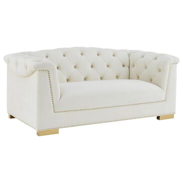 Tov Furniture Farah Loveseat in Cream, , large