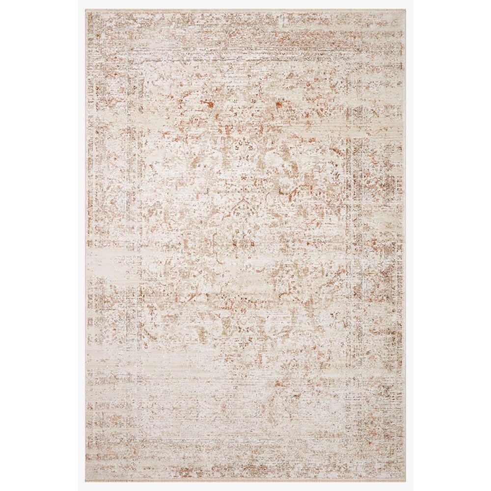 Loloi Sonnet 2"6" x 4" Beige and Terracotta Area Rug, , large