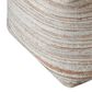 Uttermost Shiro Pouf in Butterscotch and Light Tan, , large