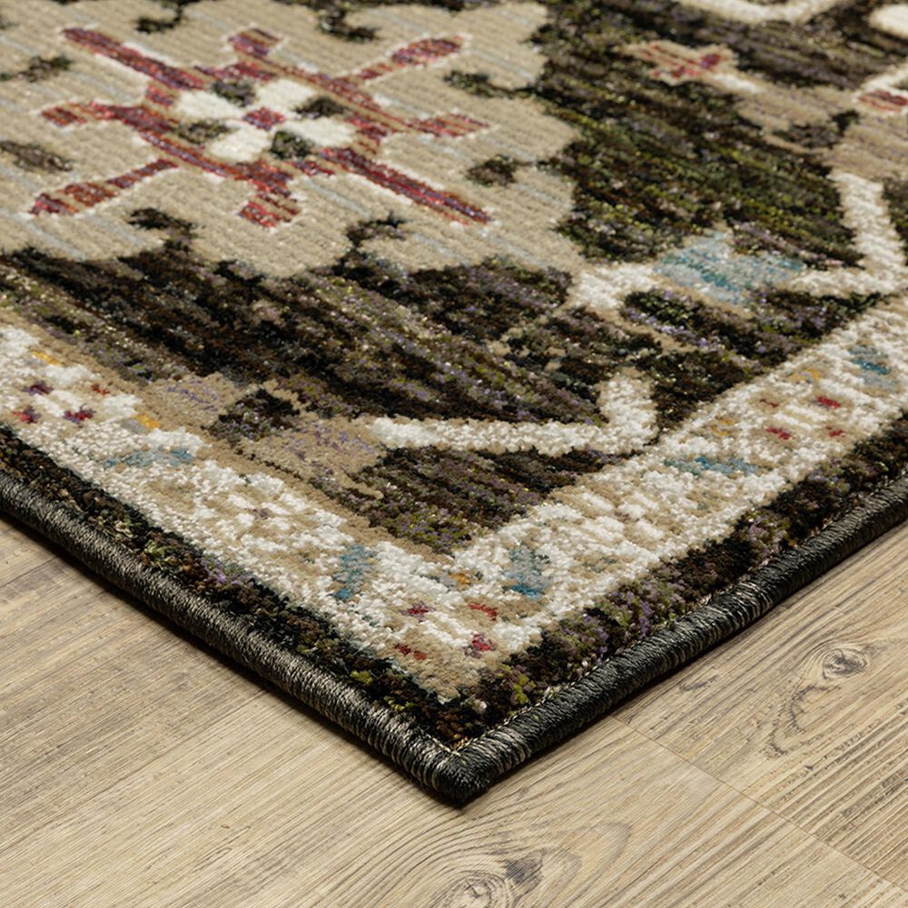 Oriental Weavers Andorra 7&#39;10&quot; x 10&#39;10&quot; Brown and Multicolor Area Rug, , large