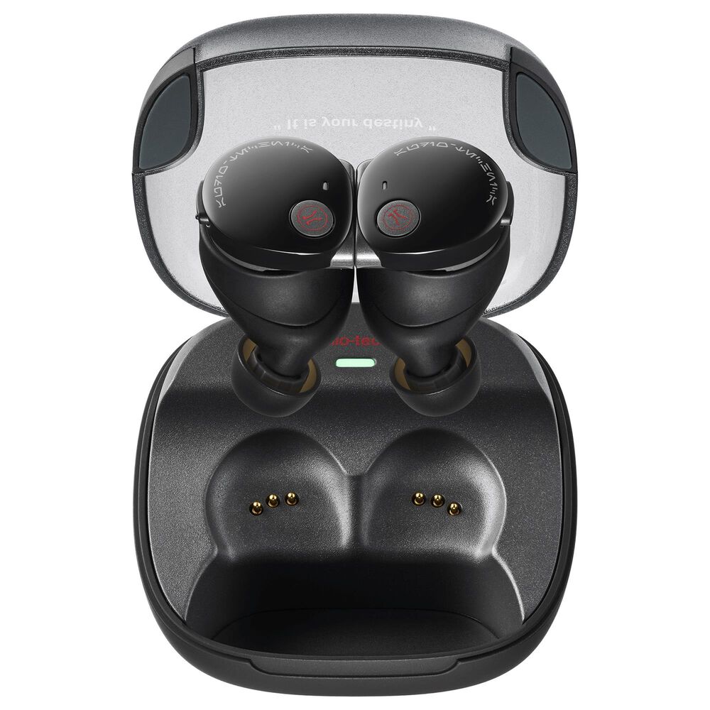 Audio-Technica Darth Vader Limited-Edition True Wireless Earbuds in Gloss Black and Metallic Silver, , large