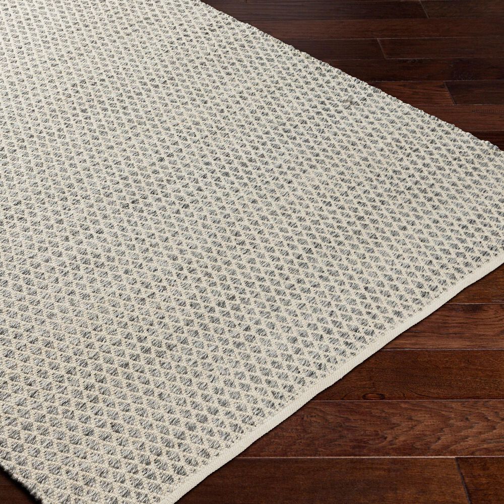 Surya Azalea Geometric 10&#39; x 14&#39; Slate, Off White and Ink Blue Indoor/Outdoor Area Rug, , large