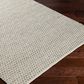 Surya Azalea Geometric 10" x 14" Slate, Off White and Ink Blue Indoor/Outdoor Area Rug, , large