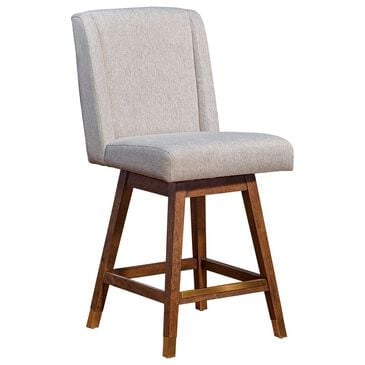 Blue River Stancoste 26" Swivel Counter Stool in Brown Oak, , large