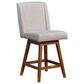 Blue River Stancoste 26" Swivel Counter Stool in Brown Oak, , large
