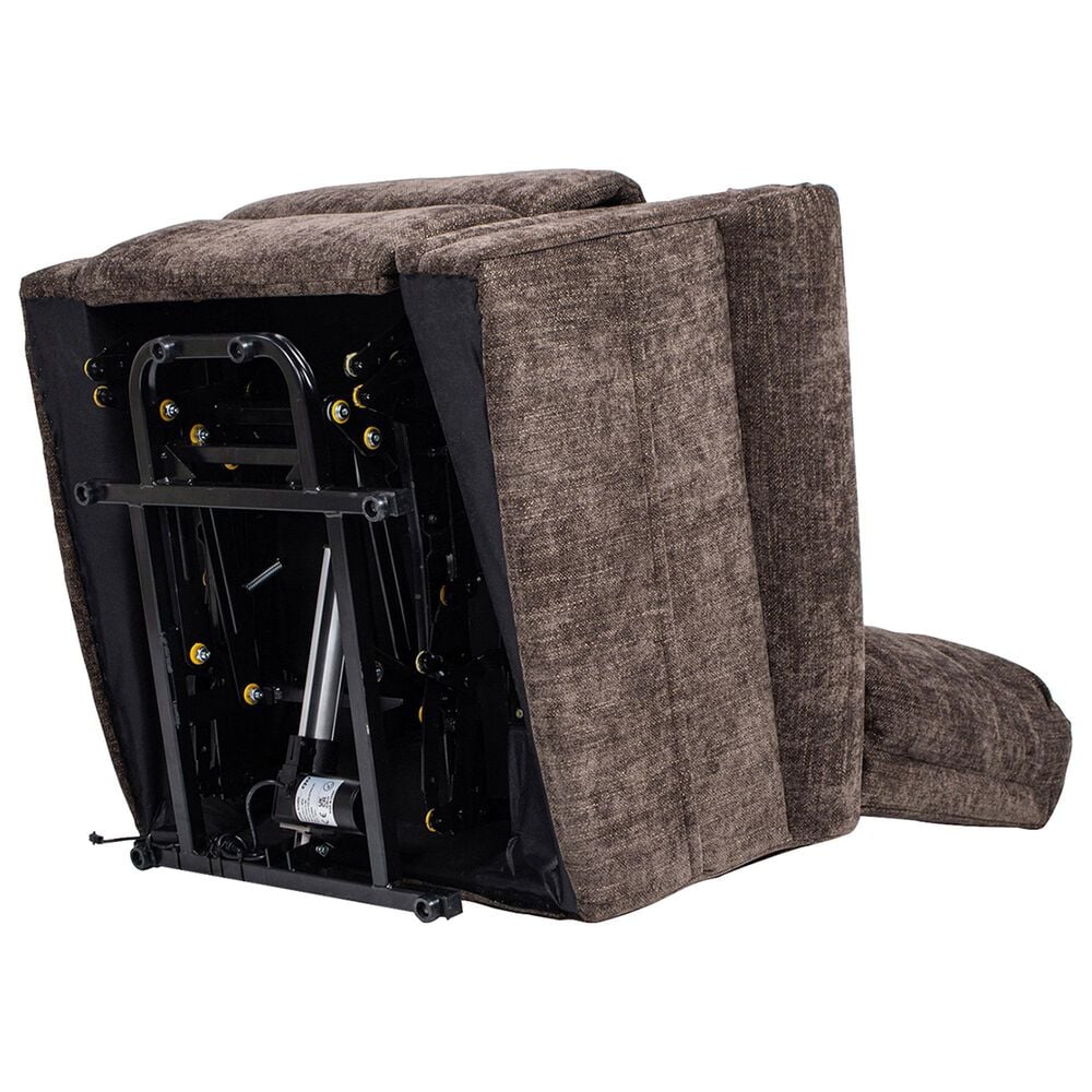 Jennifer Taylor Home Irwin Power Lift Assistance Recliner Chair in Chocolate Brown, , large