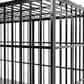 HOMLUX 61" Extra Large Heavy Duty Metal Dog Crate for Large Dogs in Black, , large
