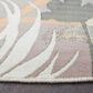 Safavieh Barbados Tropical Flamingo 5"3" Round Grey and Pink Indoor/Outdoor Area Rug, , large
