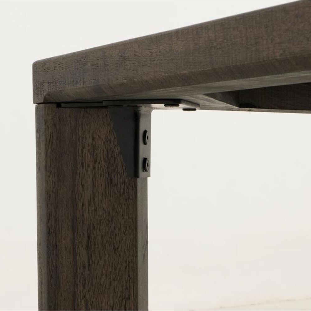 Fallridge Dark Teak and Balam 7-Piece Rectangular Dining Set in Black, , large