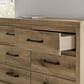 Ashley Brozmont 4 Piece King Platform Panel Bedroom Set in Natural Brown, , large