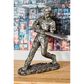 Maple and Jade Baseball Player Sculpture in Silver, , large
