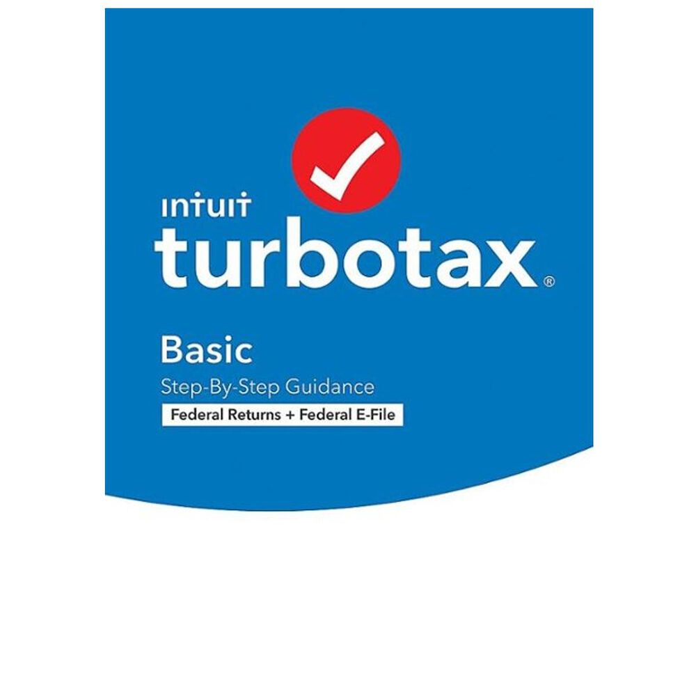 Intuit TurboTax Desktop Basic 2020 Federal E-file Software, , large